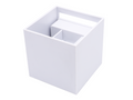 Wandlamp LED 2x3W 4000K IP65 wit CUBE LITE