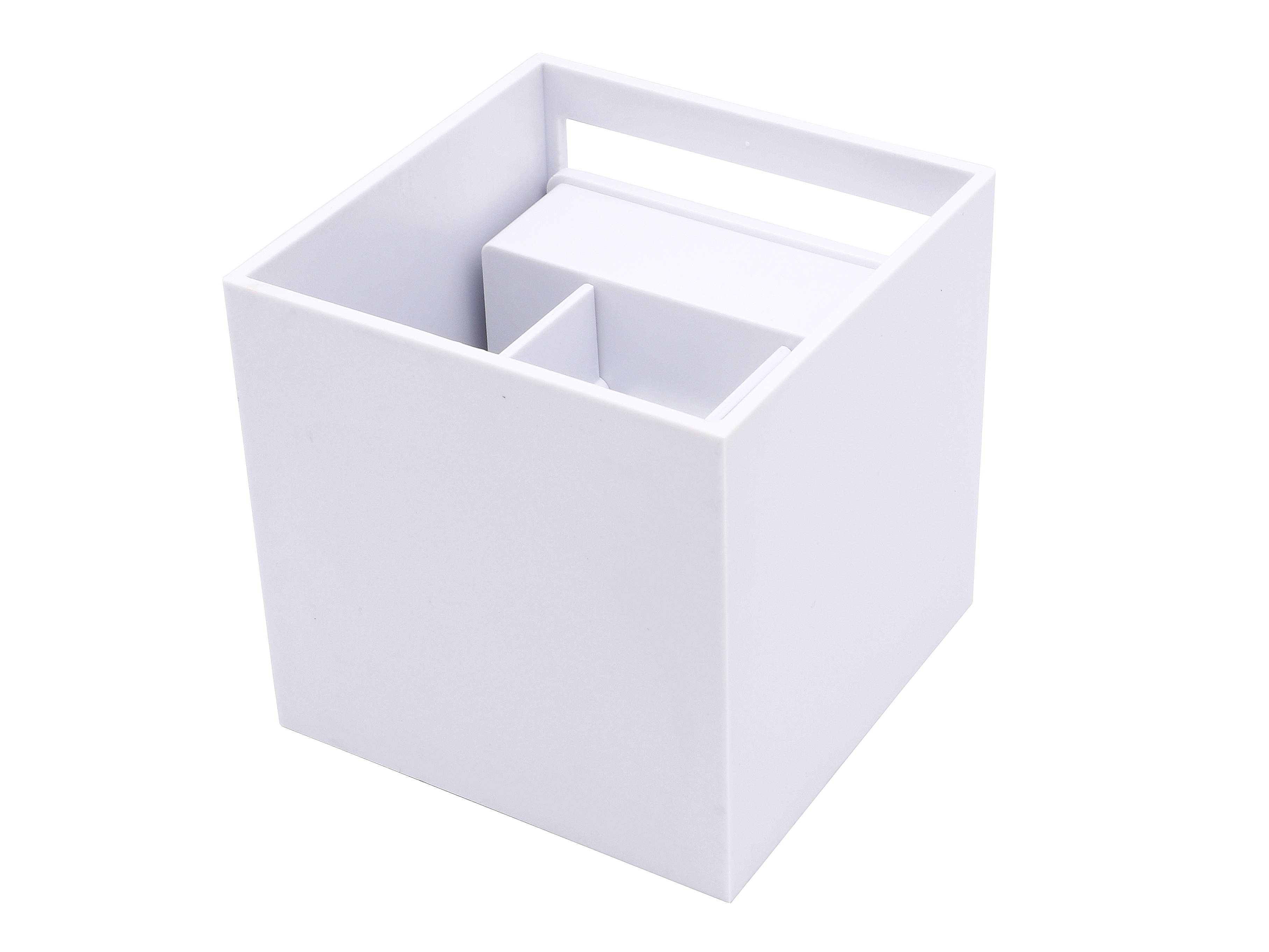 Wandlamp LED 2x3W 4000K IP65 wit CUBE LITE