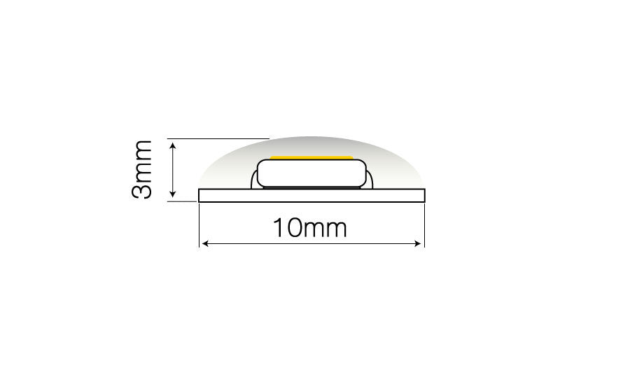 LED strip 300/5m SMD 12V RGB 14.4W IP65 10mm 5m LITE