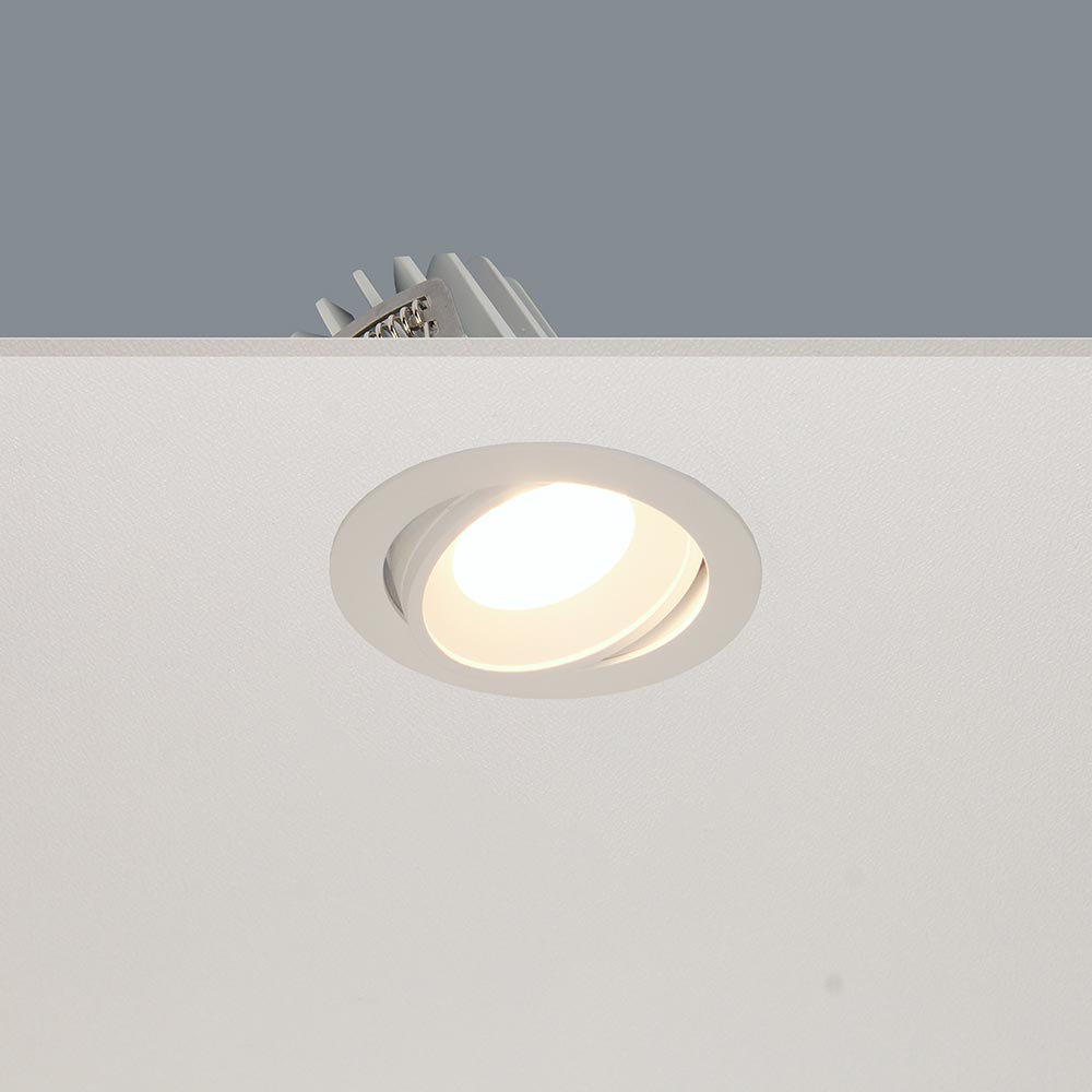 Artdelight Venice 1210 - Inbouwspot - 1045lm - Rond - Richtbaar - Wit