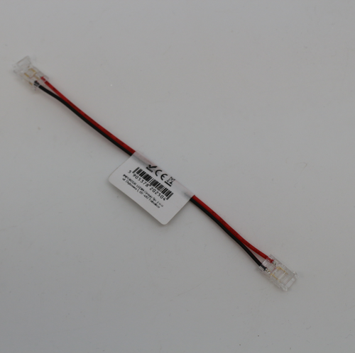 Connector voor COB LED strips CLICK CONNECTOR dubbel 8mm 2 pins met kabel