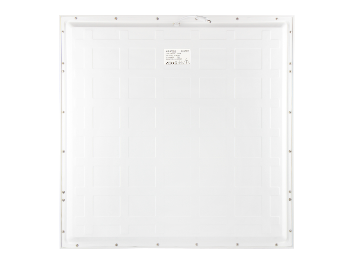 Backlit Paneel 4000K 28W 4000lm IP20 60x60cm wit PRIME DALI