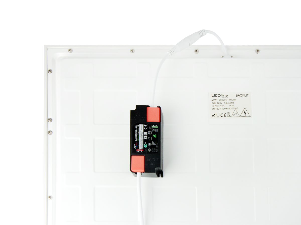 Panel Backlit 4000K 34W 4760lm IP20 60x60cm wit UGR<19 PRIME 0-10V