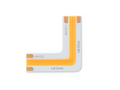 Hoekconnector voor COB LED strips 6500K 8mm 2 pins Type L 11W PRIME