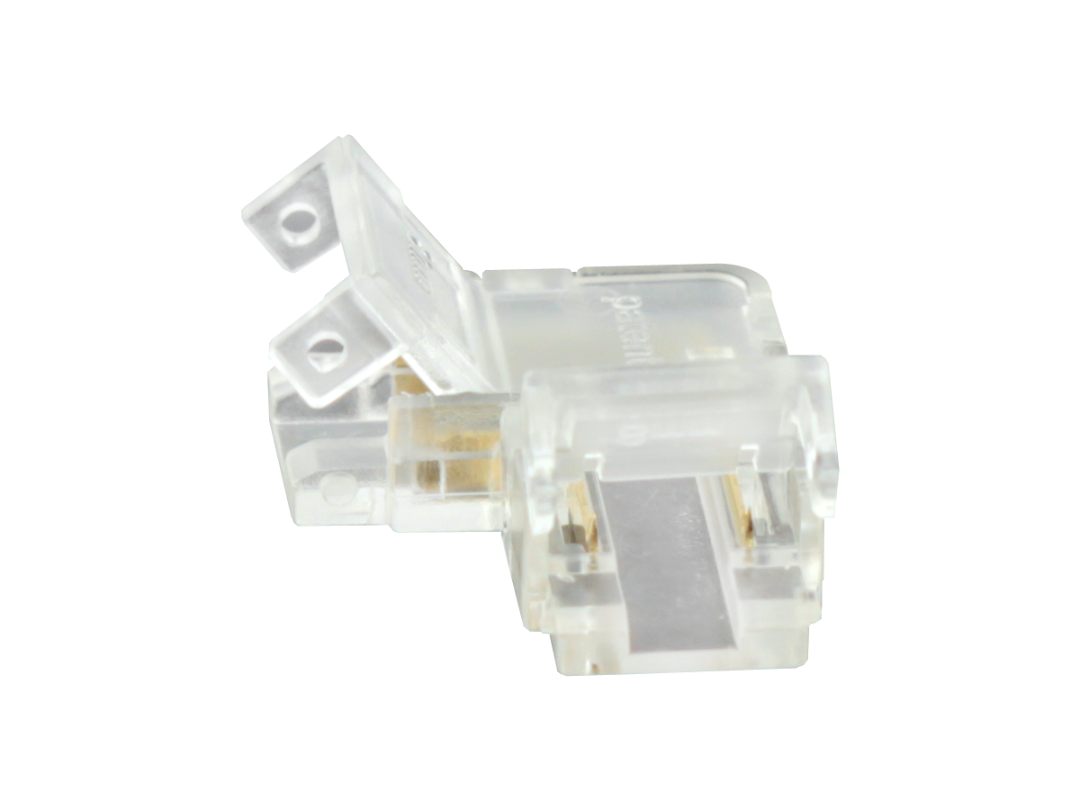 Connector voor COB LED strips CLICK CONNECTOR dubbel 8mm 2 pins Type L PRIME