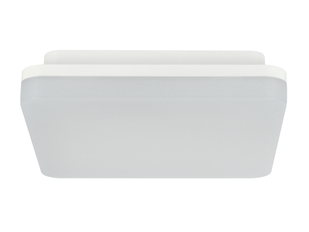 plafondlamp ACTON 4000K 18W 2000lm vierkant IP54 wit PRIME bewegingssensor