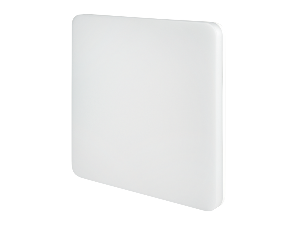 plafondlamp ACTON 4000K 18W 2000lm vierkant IP54 wit PRIME bewegingssensor