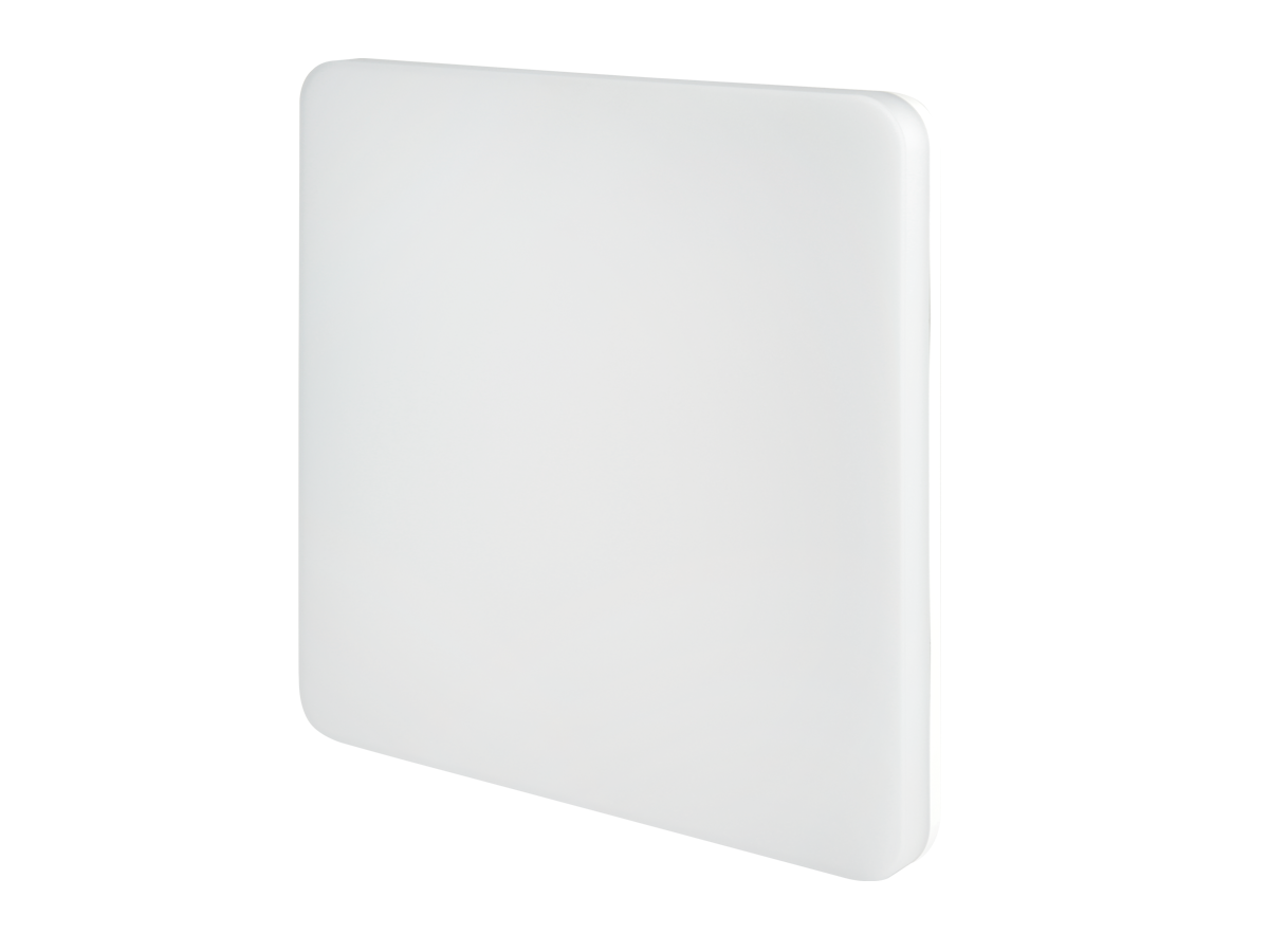plafondlamp ACTON 4000K 18W 2000lm vierkant IP54 wit PRIME bewegingssensor