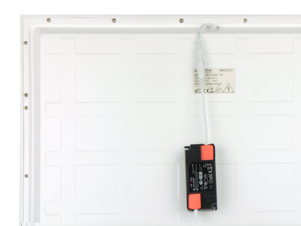 Backlit Paneel 4000K 28W 4000lm IP20 60x60cm wit PRIME noodmodule CAW 3h AT CNBOP