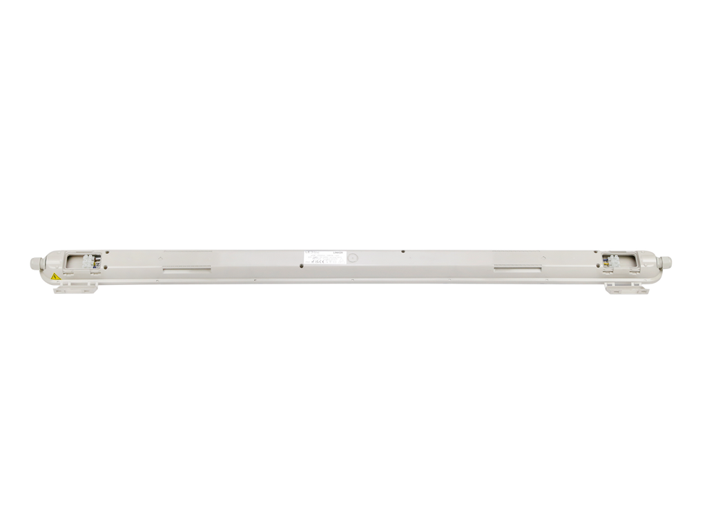 LED line hermetische armatuur LINKER 5000K 40W 6000lm IP65 120cm grijs PRIME noodmodule LAW 3h AT
