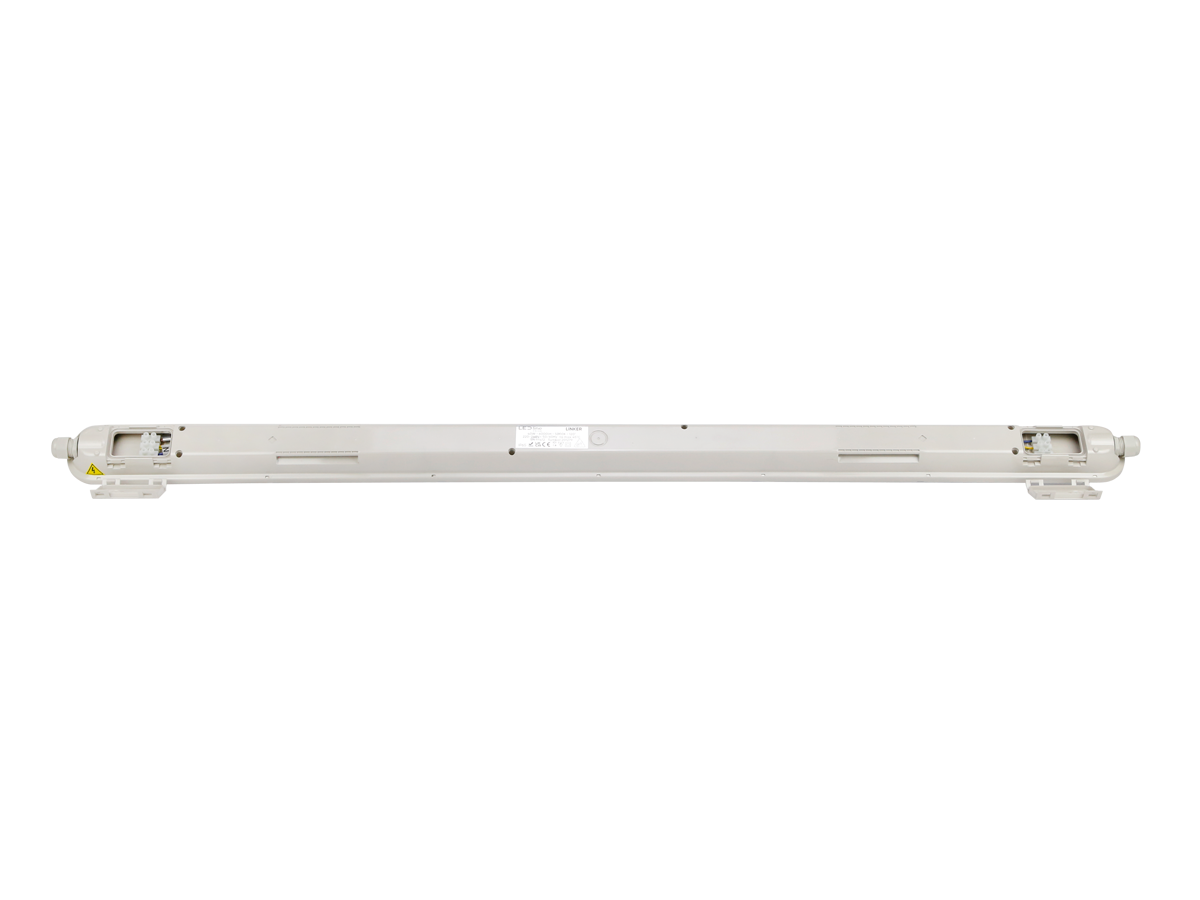 LED line hermetische armatuur LINKER 5000K 40W 6000lm IP65 120cm grijs PRIME noodmodule LAW 3h AT