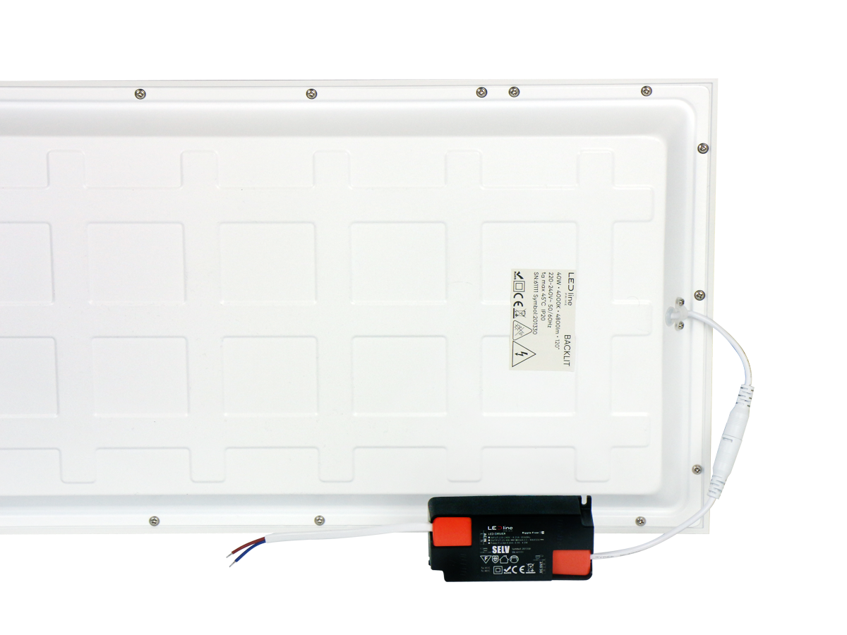 Panel Backlit 4000K 40W 4800lm IP20 30x120cm wit PRIME 0-10V