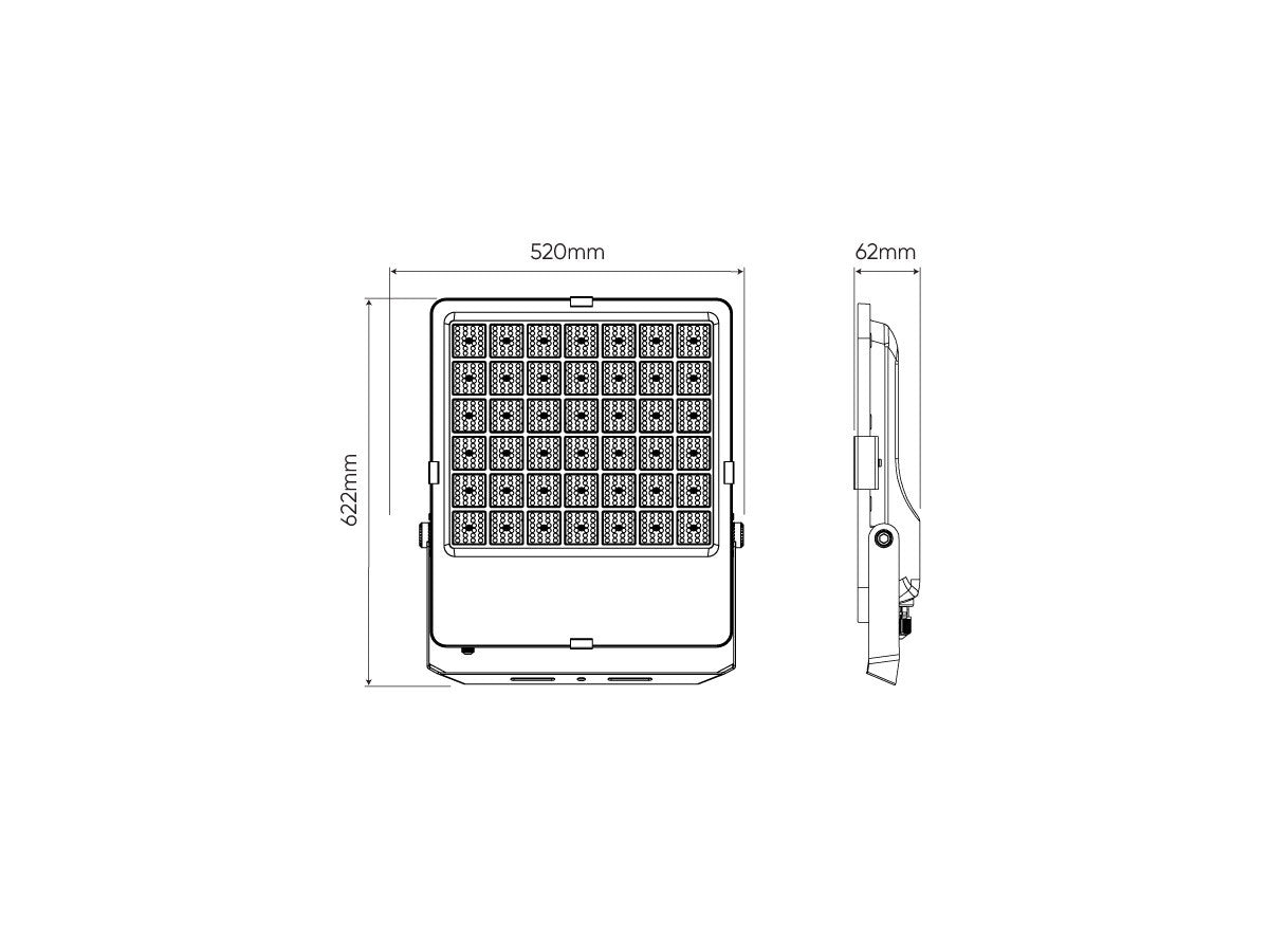 FLOODLIGHT 4000K 600W 84000lm 60° IP66 PRIME