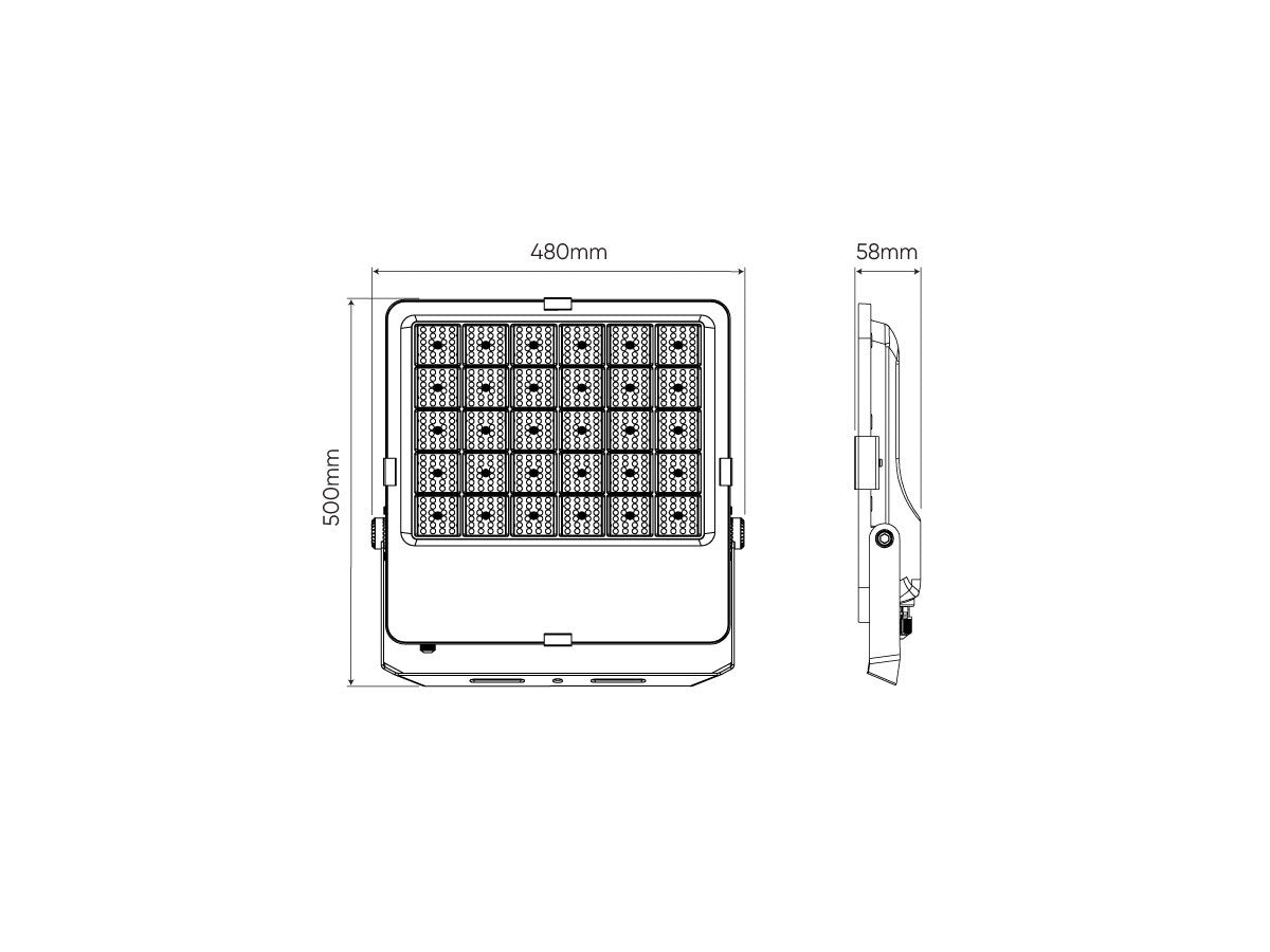 FLOODLIGHT 4000K 300W 42000lm 30° IP66 PRIME