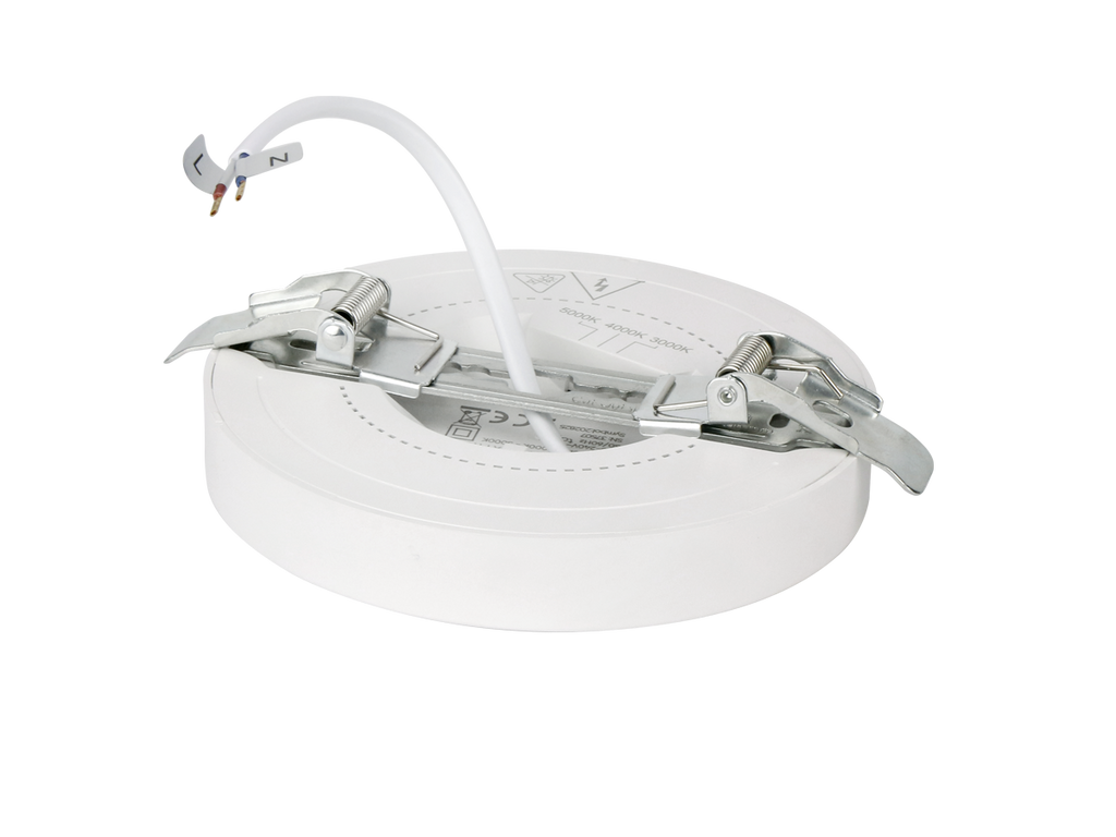Downlight EASY FIX PRO 3CCT(3K/4K/5K) 6W 540lm rond IP20 Wit LITE
