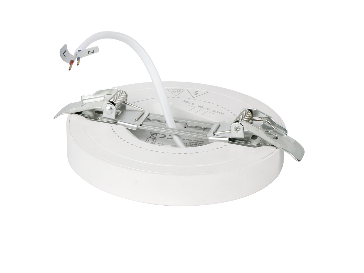 Downlight EASY FIX PRO 3CCT(3K/4K/5K) 6W 540lm rond IP20 Wit LITE
