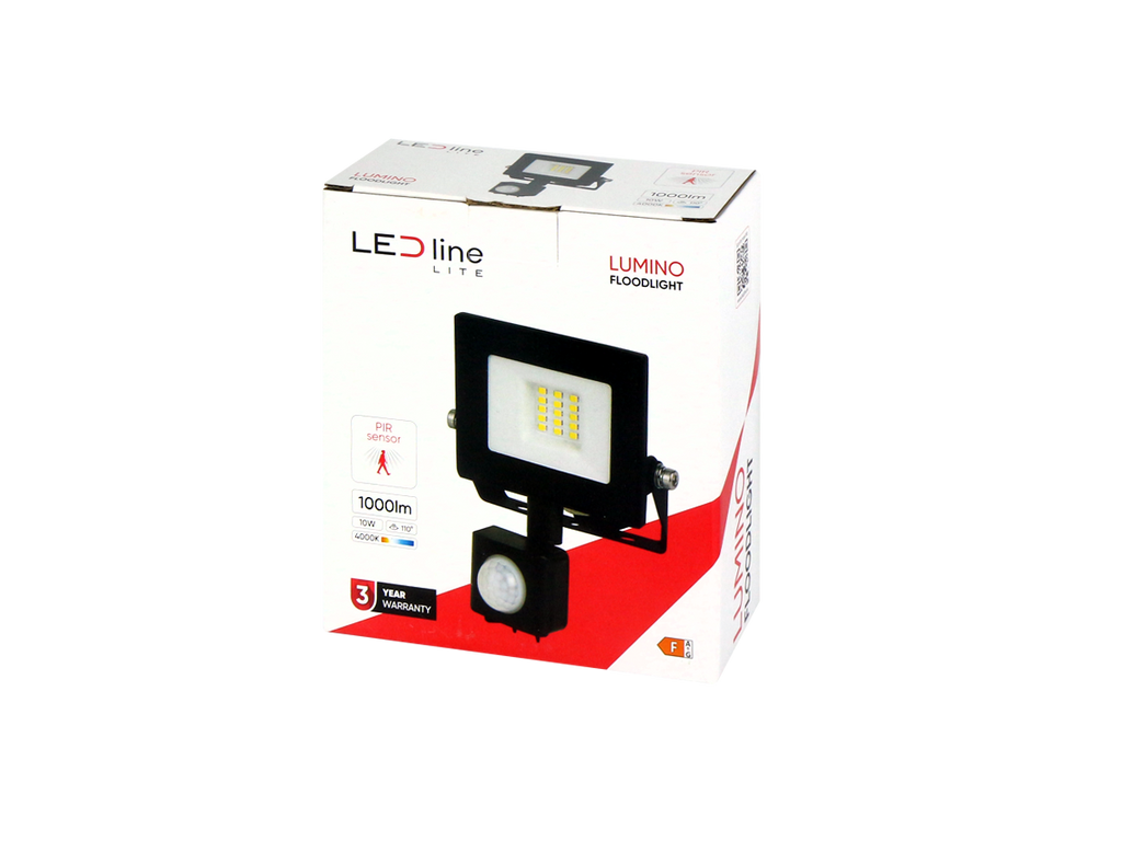 LED line LUMINO 4000K 10W 1000lm 120° IP65/44 LITE bewegingssensor
