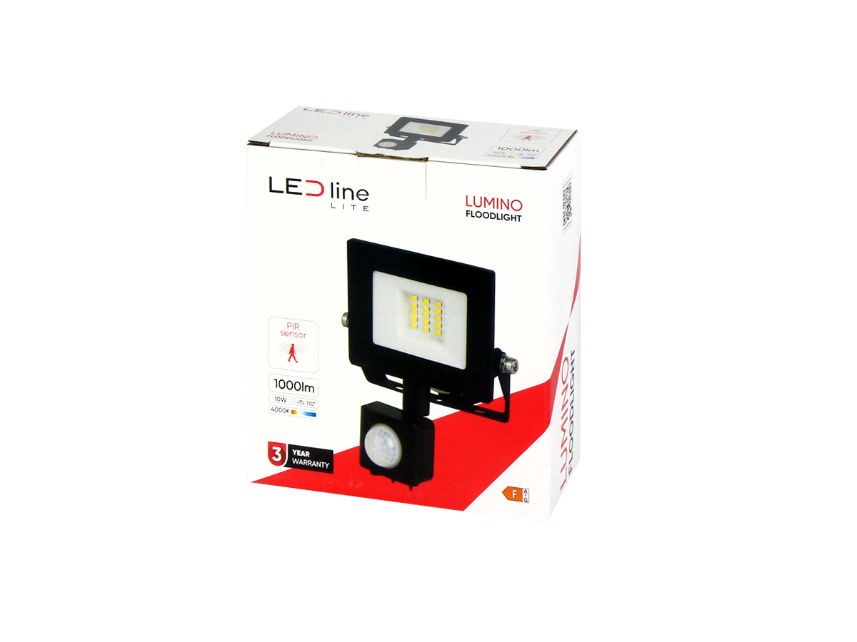 LED line LUMINO 4000K 10W 1000lm 120° IP65/44 LITE bewegingssensor