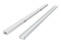 Aluminium oppervlak profiel zilver 3m - PRIME set