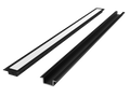 Inbouw aluminium profiel zwart 3m - PRIME set