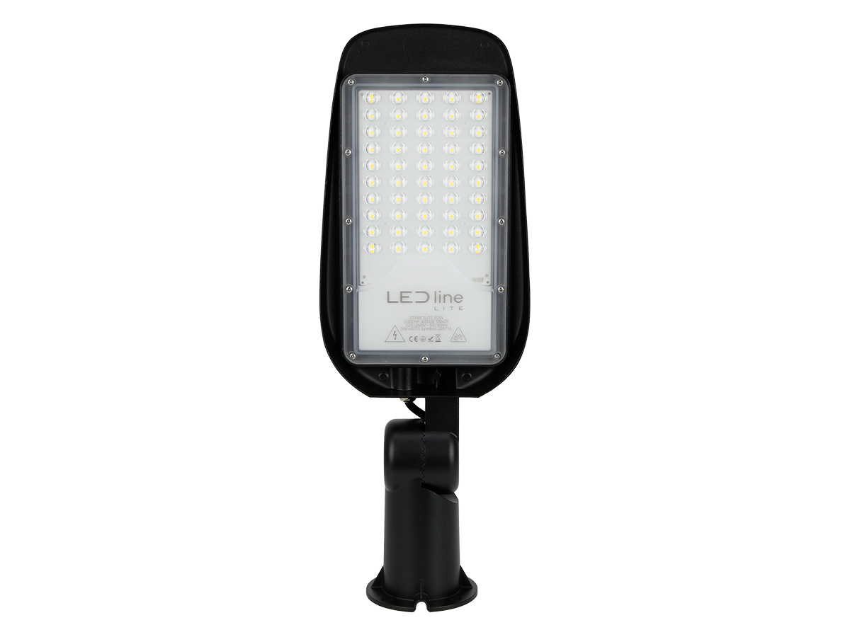 Wegverlichting Armatuur STREETLITE 4000K 50W 5000lm IP65 zwart LITE