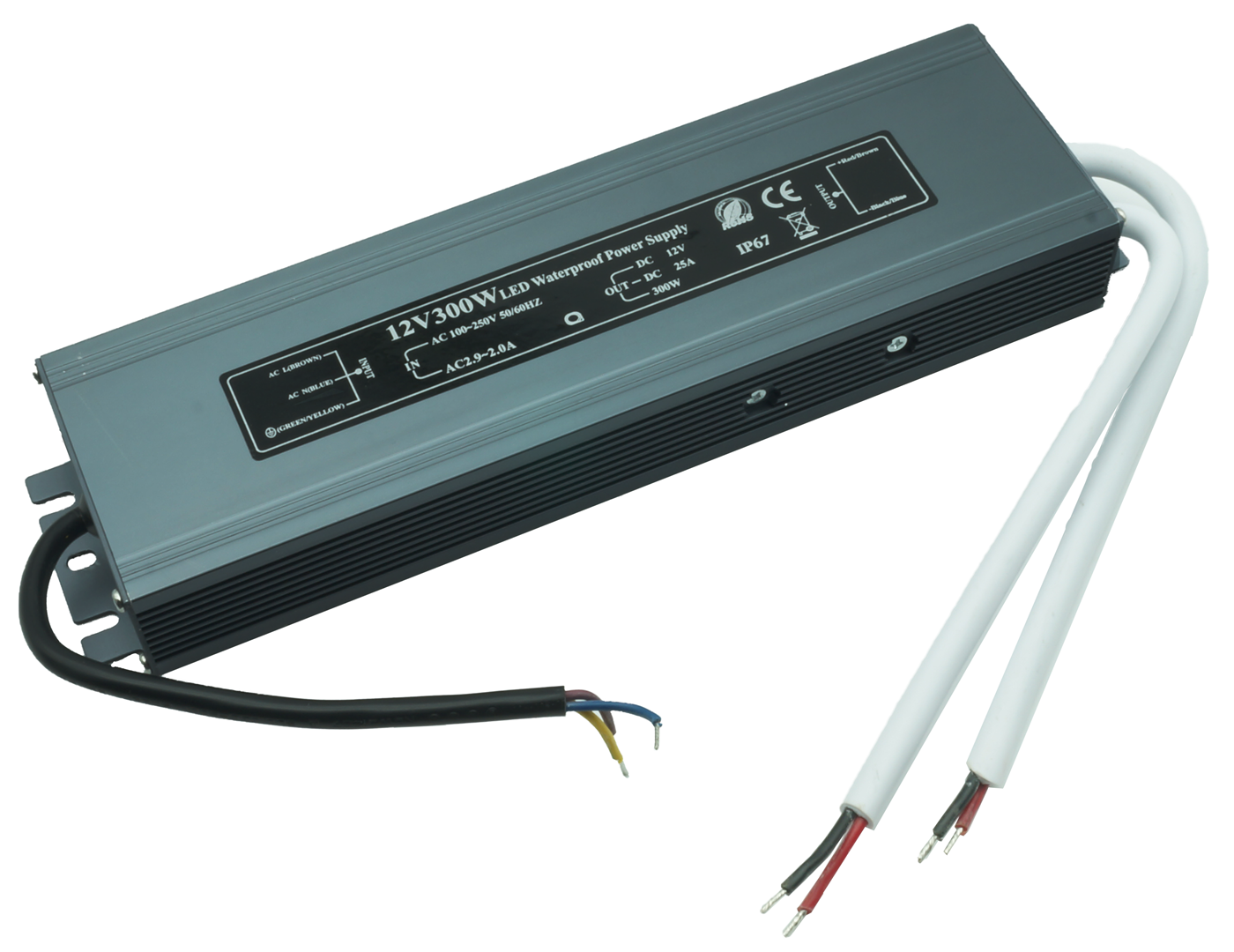 PSU 25A 300W 12V IP67
