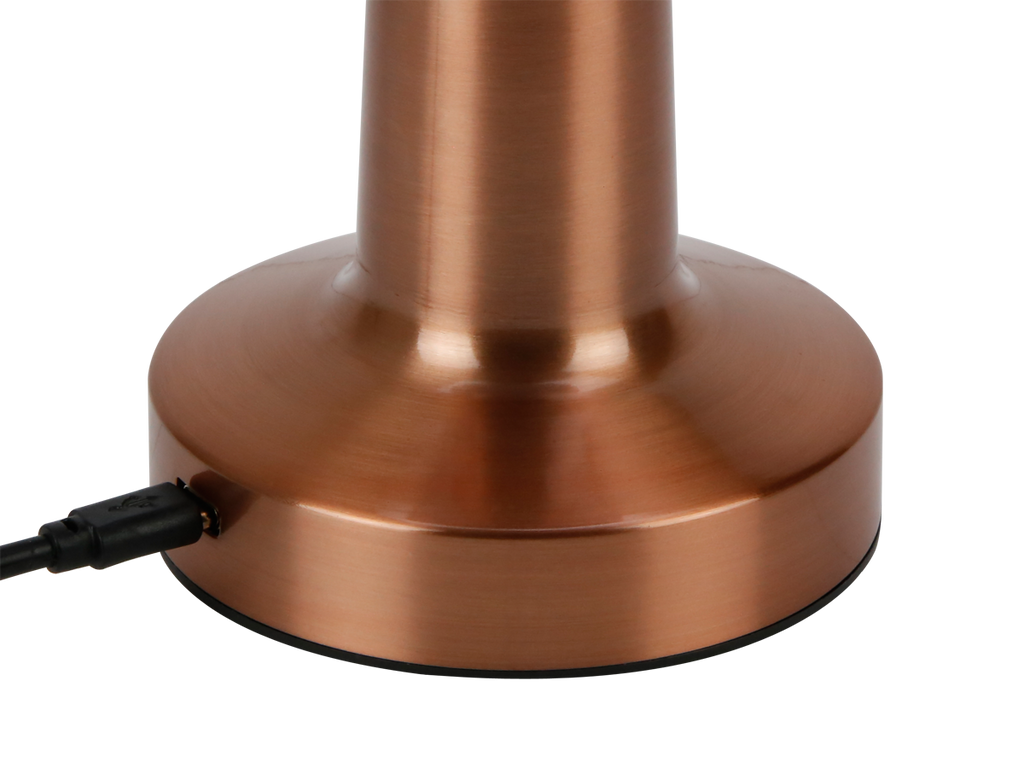 Tabellamp RIWIA 1.0W 120lm CCT gouden roos 1.8Ah