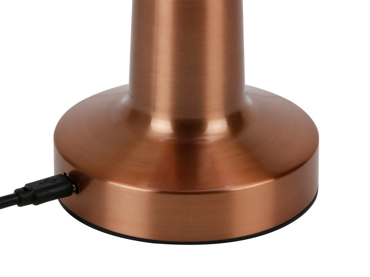 Tabellamp RIWIA 1.0W 120lm CCT gouden roos 1.8Ah