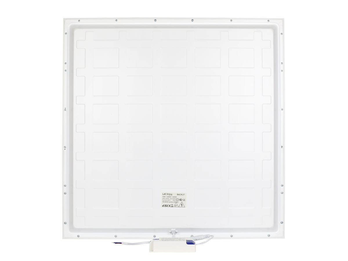 Backlit Paneel 4000K 34W 4760lm IP20 60x60cm wit UGR<19 PRIME DALI