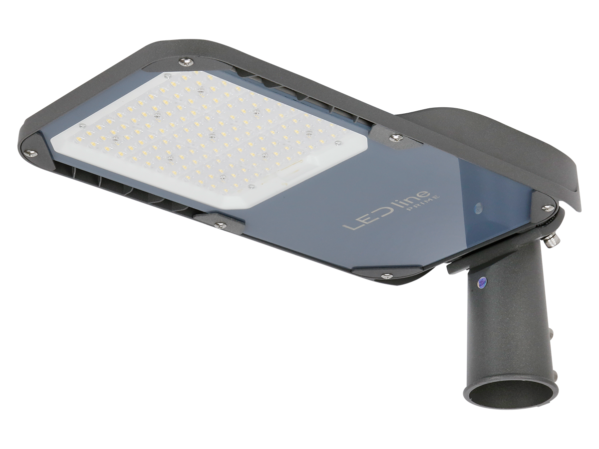 Wegverlichting Armatuur CAMINO 3000K 100W 13000lm IP66 grijs PRIME