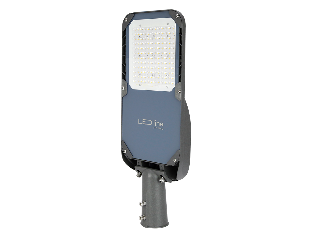 Wegverlichting Armatuur CAMINO 3000K 100W 13000lm IP66 grijs PRIME