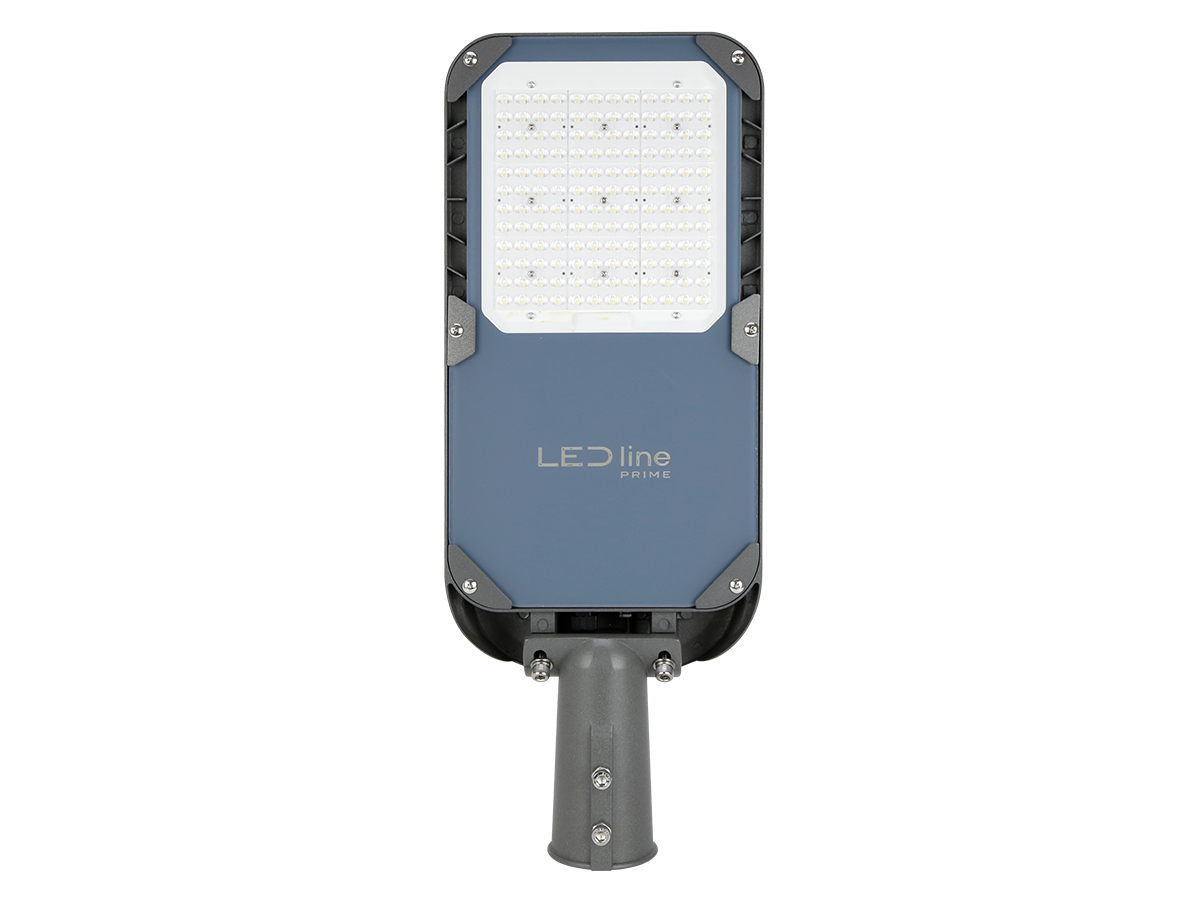 Wegverlichting Armatuur CAMINO 3000K 100W 13000lm IP66 grijs PRIME