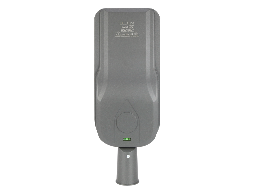 Wegverlichting Armatuur CAMINO 3000K 100W 13000lm IP66 grijs PRIME
