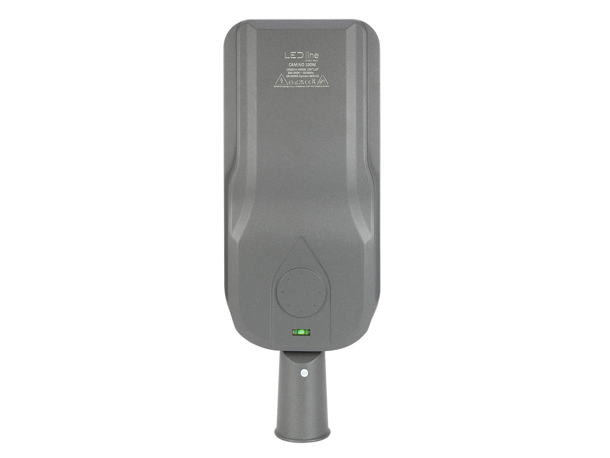 Wegverlichting Armatuur CAMINO 3000K 100W 13000lm IP66 grijs PRIME