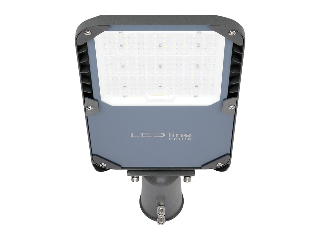 Wegverlichting Armatuur CAMINO 3000K 100W 13000lm IP66 grijs PRIME