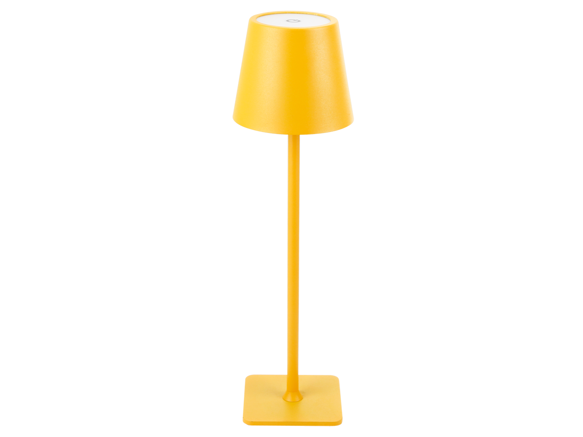 Tafellamp TAZA 3,5W 400lm CCT IP54 geel 2x2000mAh LITE