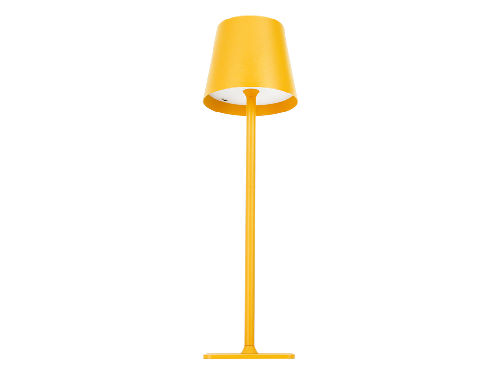 Tafellamp TAZA 3,5W 400lm CCT IP54 geel 2x2000mAh LITE