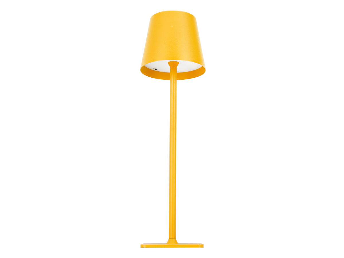 Tafellamp TAZA 3,5W 400lm CCT IP54 geel 2x2000mAh LITE