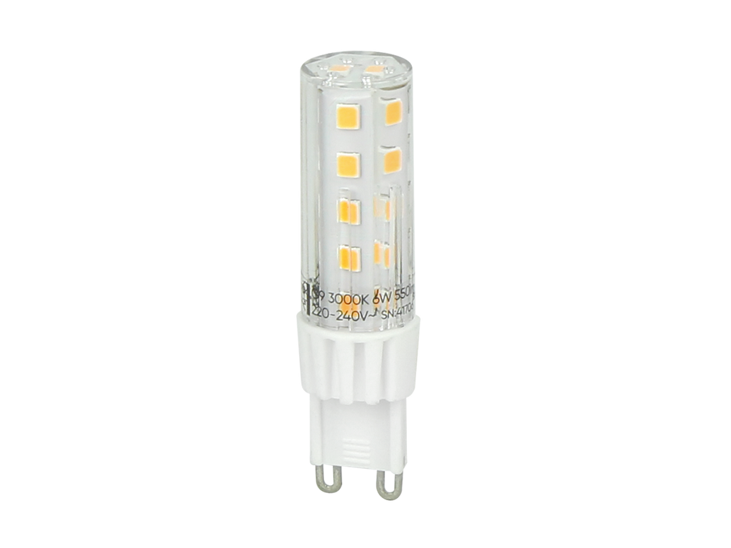 LED-lamp G9 3000K 6W 550lm 230V 270 ° LITE Keramiek