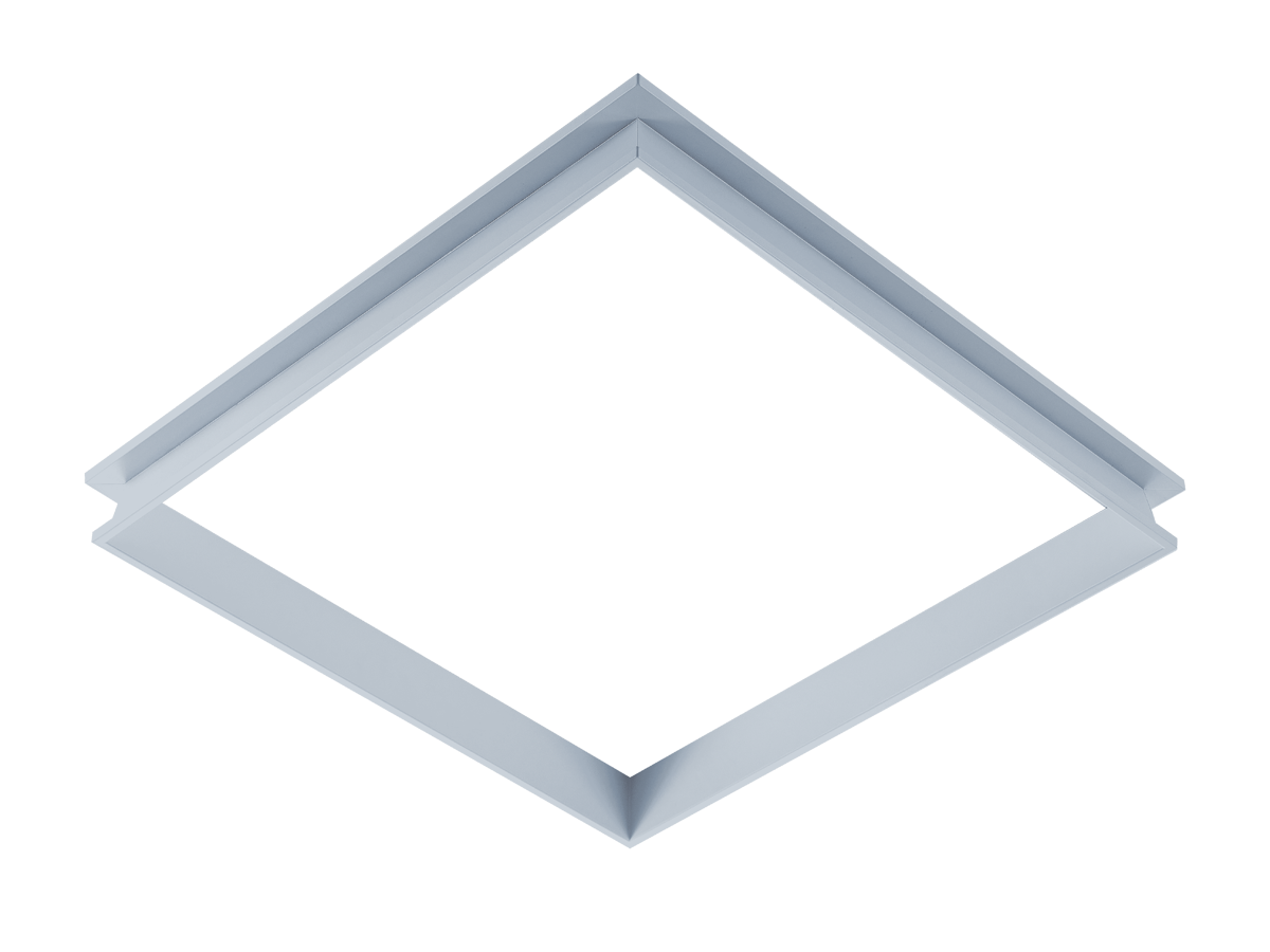 Backlit Paneel 2in1 4000K 30W 3600lm IP20 60x60cm wit met Skyframe rand Oppervlak/Inbouw PRIME