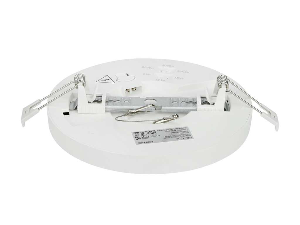 Downlight EASY FLEX 3CCT(3K/4K/5K) 9/12/15W 1120lm rond IP20 Wit LITE