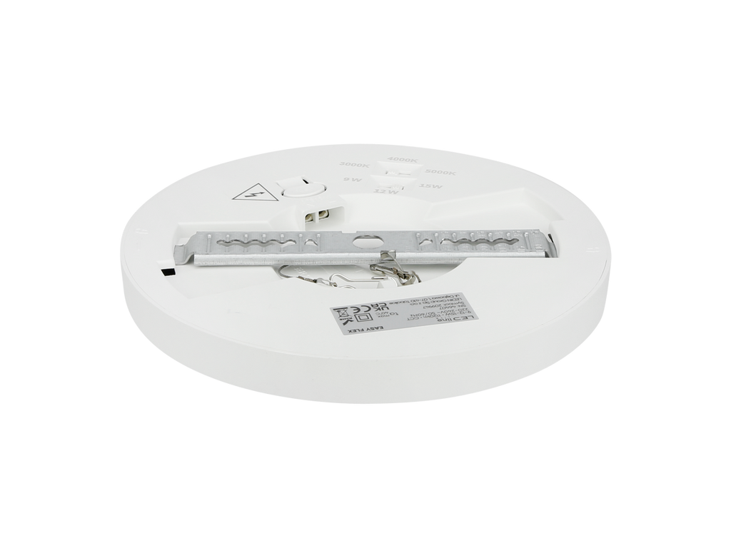 Downlight EASY FLEX 3CCT(3K/4K/5K) 9/12/15W 1120lm rond IP20 Wit LITE
