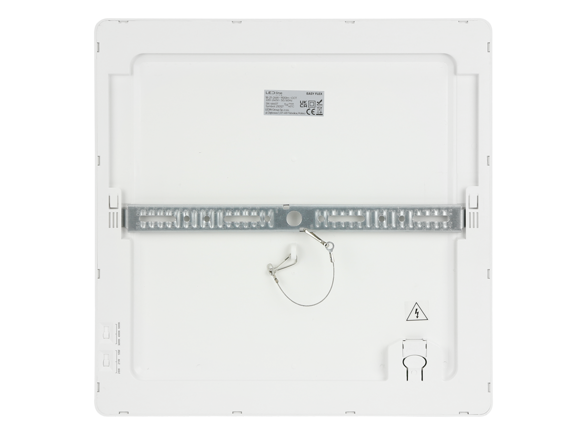 Downlight EASY FLEX 3CCT(3K/4K/5K) 18/21/24W 2110lm vierkant IP20 Wit LITE