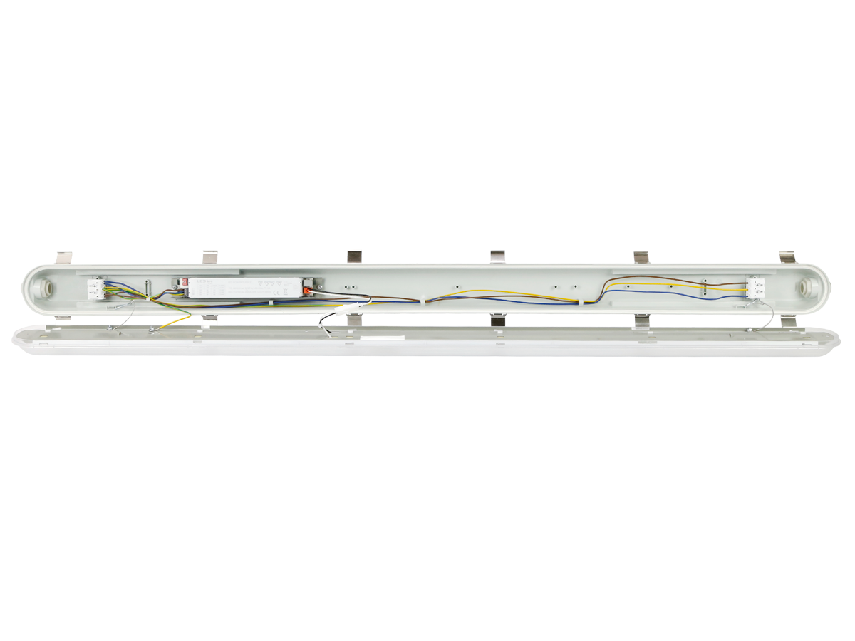 Hermetische armatuur RANGER 4000K 10-40W 7200lm IP66 120cm grijs PRIME noodmodule LAW 3h AT