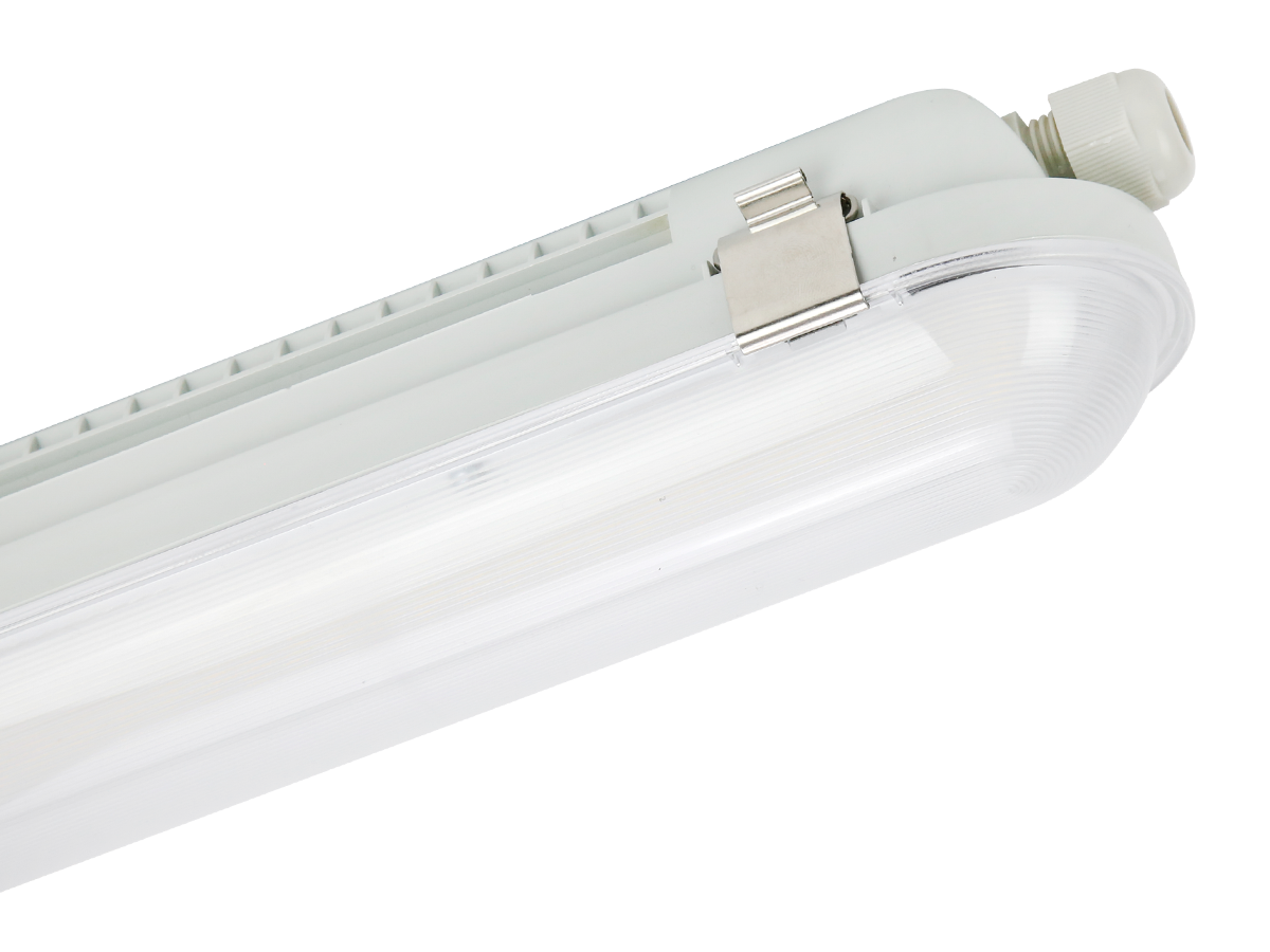 Hermetische armatuur RANGER 4000K 60-80W 14400lm IP66 150cm grijs PRIME noodmodule LAW 3h AT