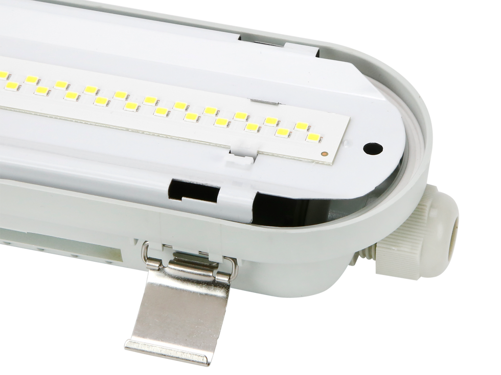 Hermetische armatuur RANGER 4000K 60-80W 14400lm IP66 150cm grijs PRIME noodmodule LAW 3h AT