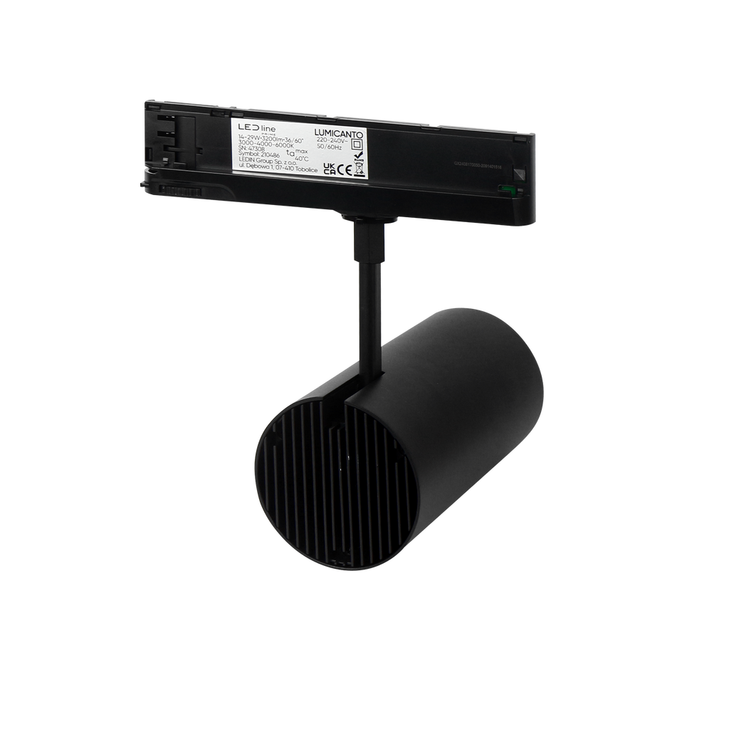 Spoorlicht LUMICANTO 14-29W CCT 36/60° zwarte PRIME
