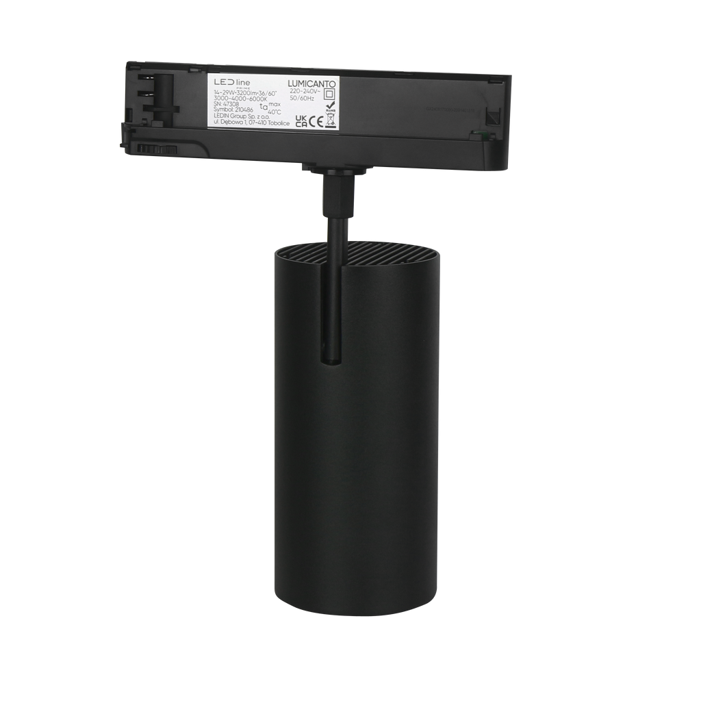 Spoorlicht LUMICANTO 14-29W CCT 36/60° zwarte PRIME
