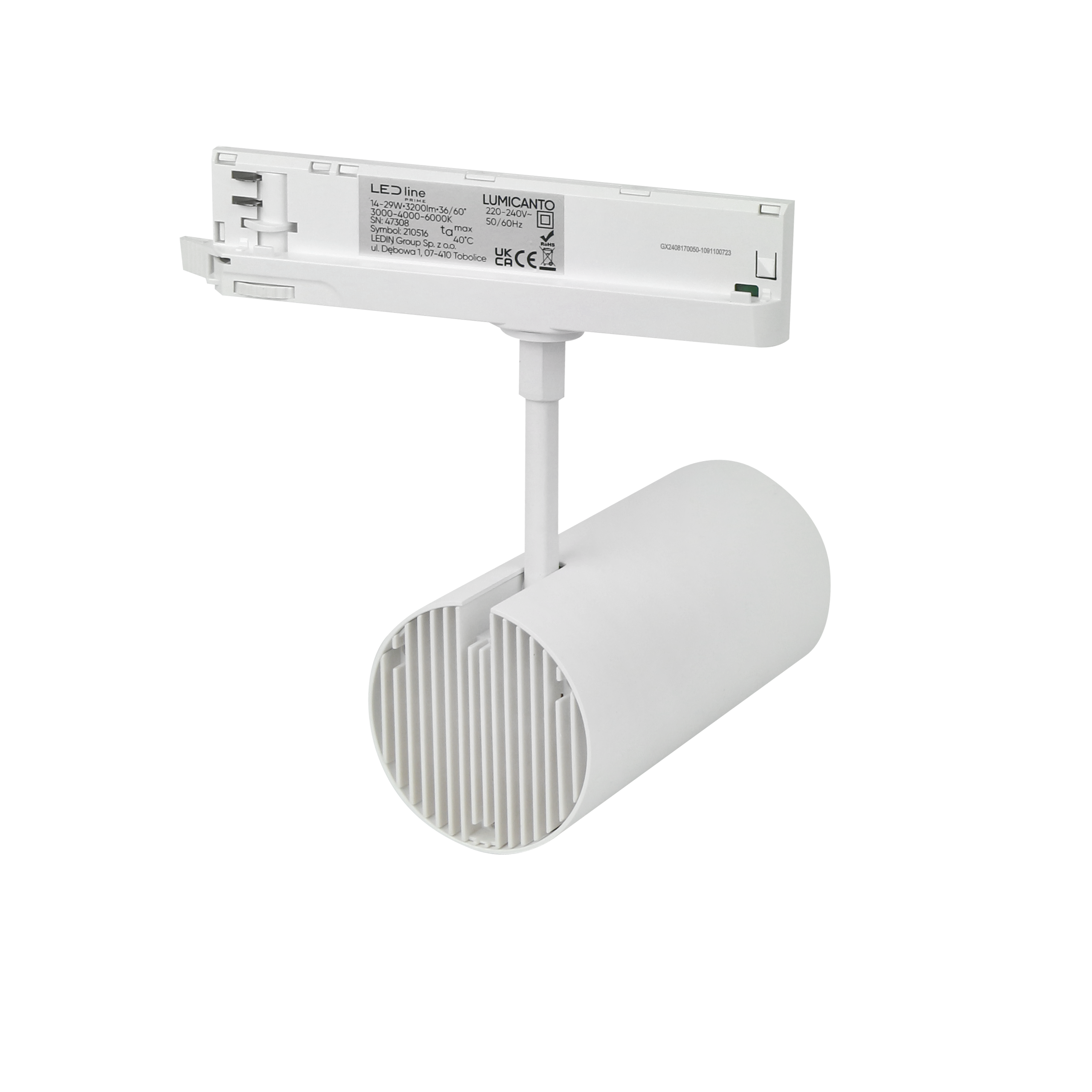 Track light LUMICANTO 14-29W CCT 36/60° wit PRIME