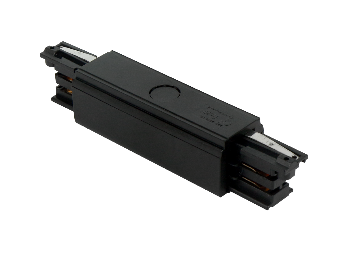 Connector I voor LUMICANTO rail zwart met PRIME PSU